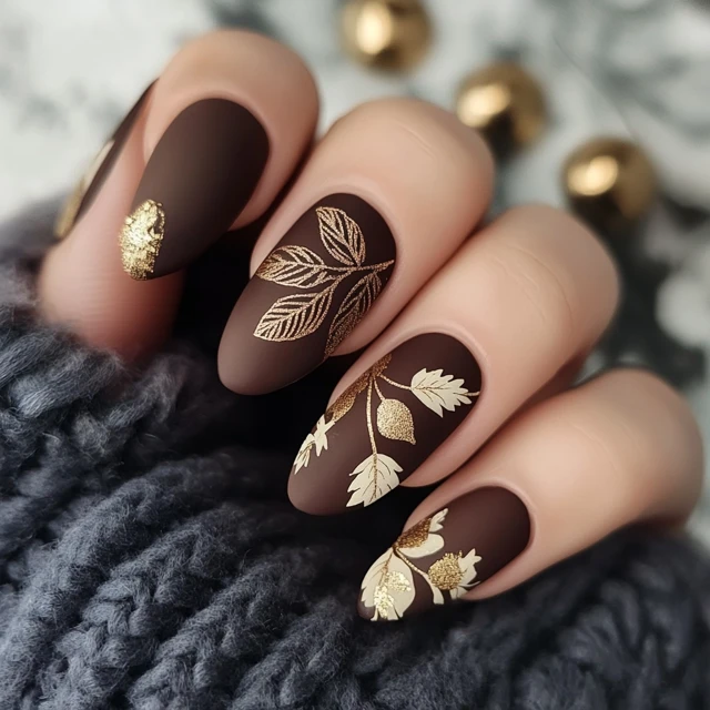 Diseño de Uñas con Luces Navideñas