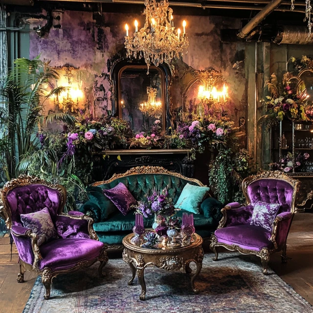 Максималистский дизайн интерьера